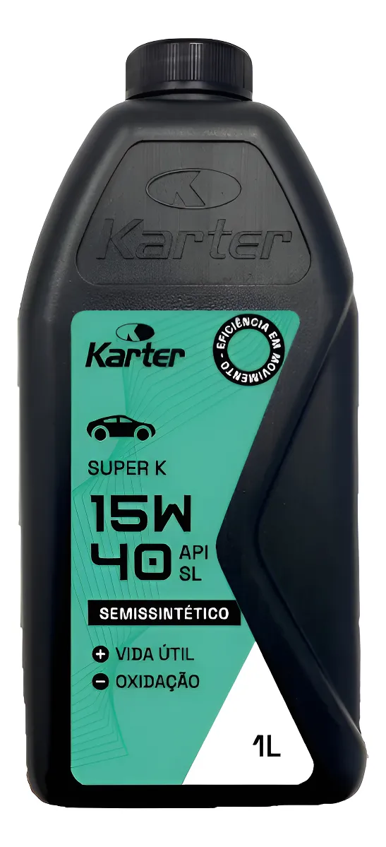 Óleo Lubrificante Semissintético KARTER 15W40 API SL
